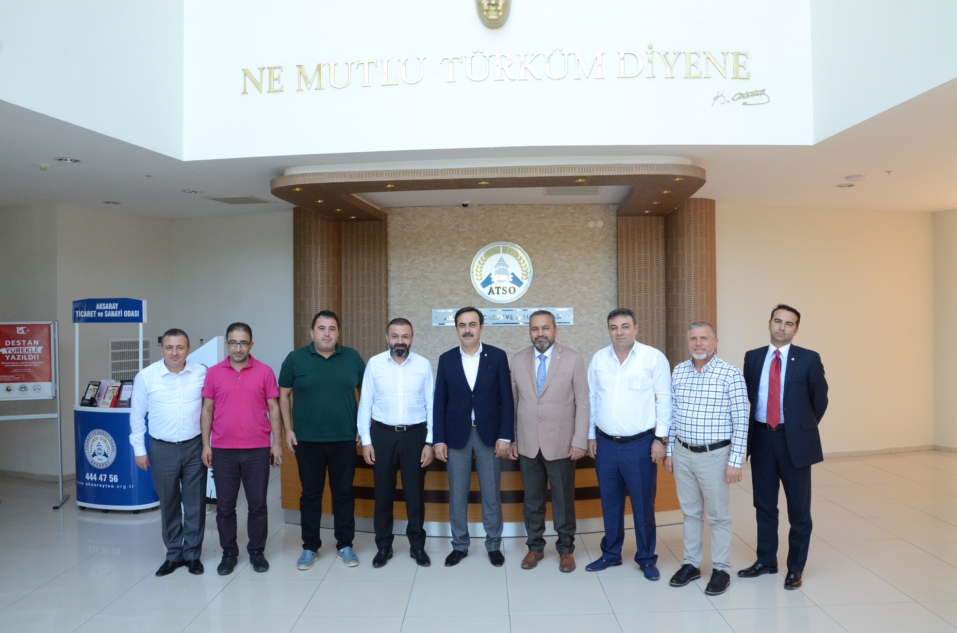 KONYA TİCARET ODASI BAŞKANI ÖZTÜRK?TEN ATSO?YA ZİYARET