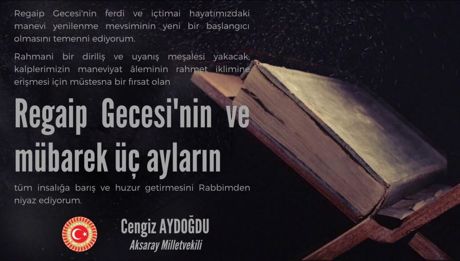 Aksaray Milletvekili Cengiz AYDOĞDU