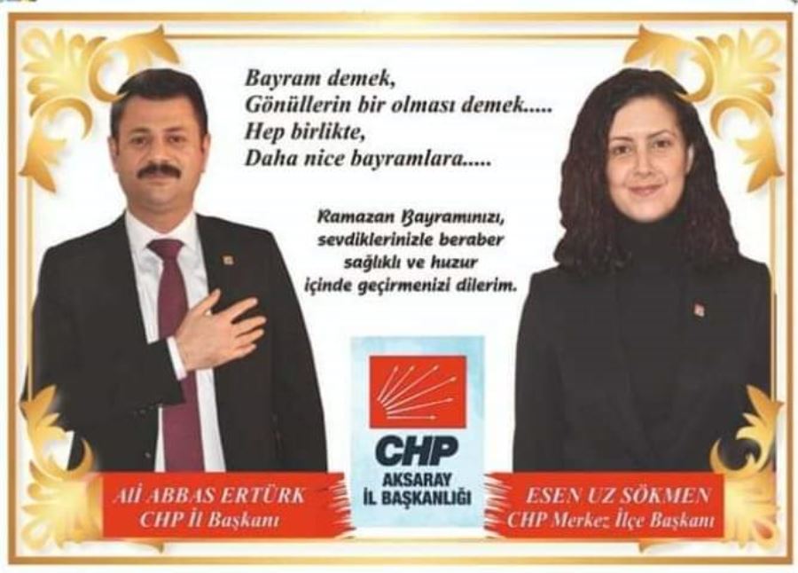 Aksaray CHP Bayram mesajı