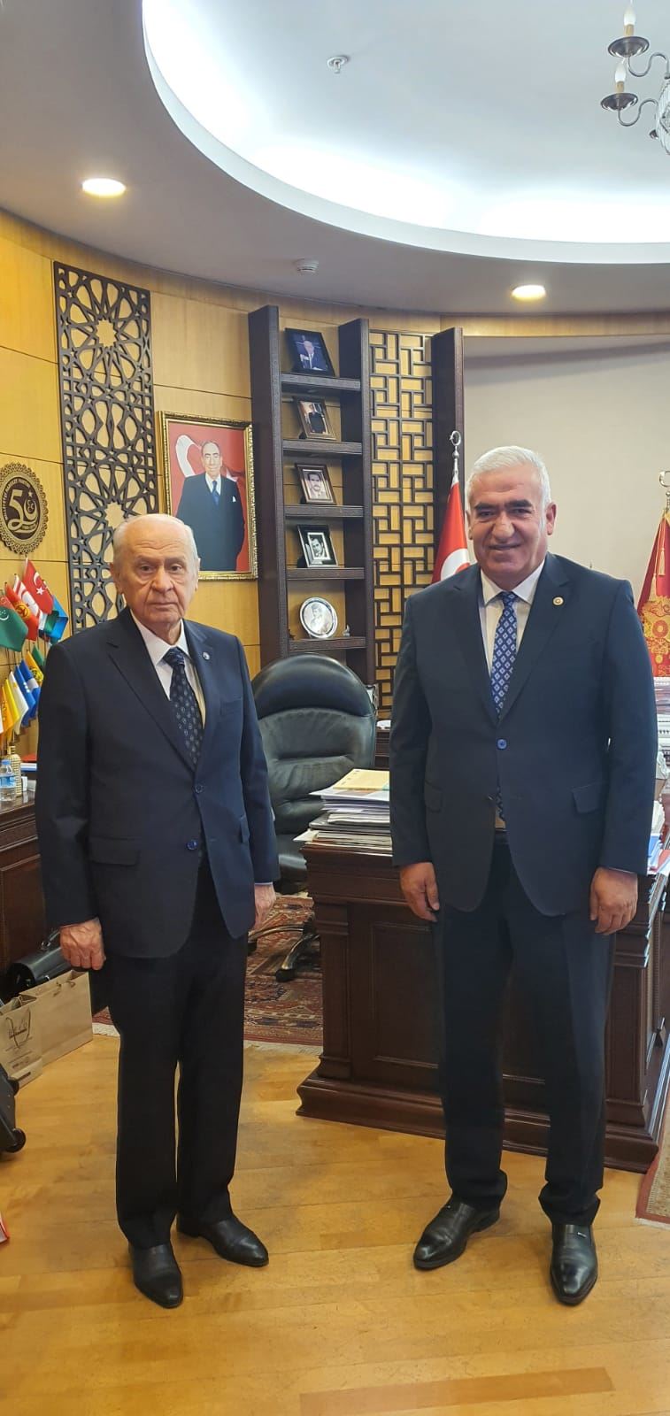 AKSARAY MİLLETVEKİLİ RAMAZAN KAŞLI’DAN MHP GENEL BAŞKANI DEVLET BAHÇELİ’YE ZİYARET!