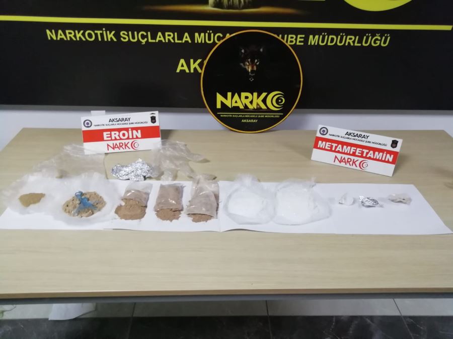 Aksaray Emniyet Müdürlüğünce Uyuşturucu İle Mücadele Kapsamında Yapılan Çalışmalarda İki Kişi Maddelerle Yakalandı