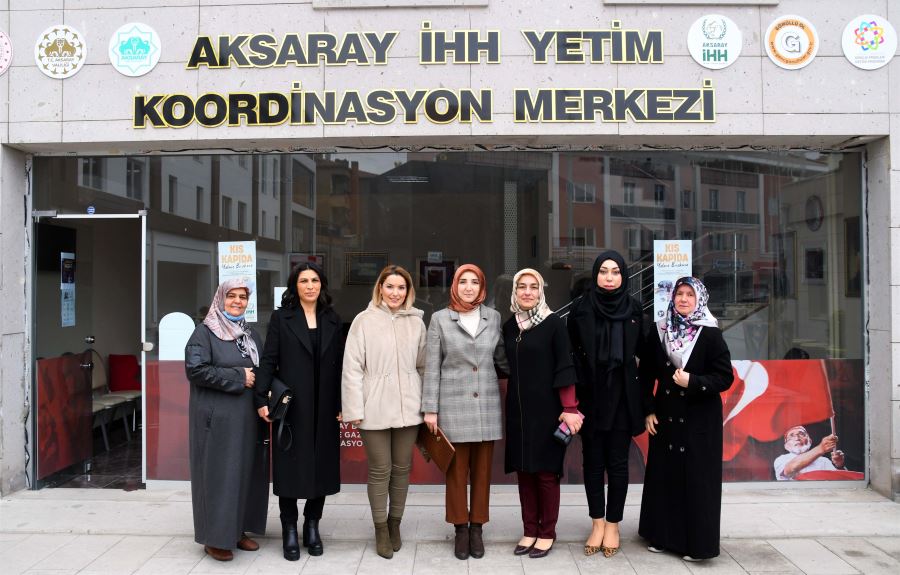 BELEDİYE BAŞKANI EŞİ MERVE DİNÇER ENGELLİ ve YETİM KOORDİNASYON MERKEZİNİ ZİYARET ETTİ