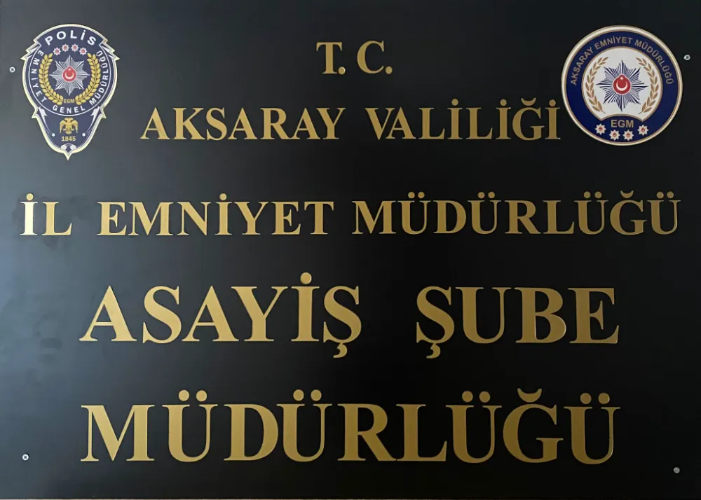 Asayiş Şube Müdürlüğü Faaliyetleri