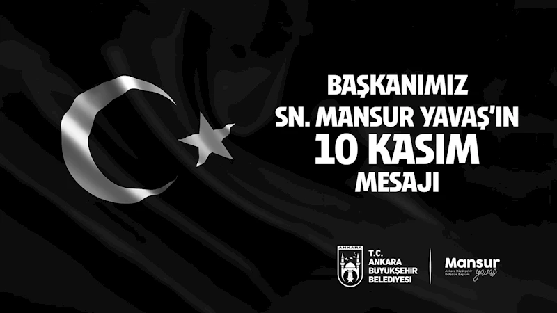 ANKARA BÜYÜKŞEHİR BELEDİYE BAŞKANI MANSUR YAVAŞ