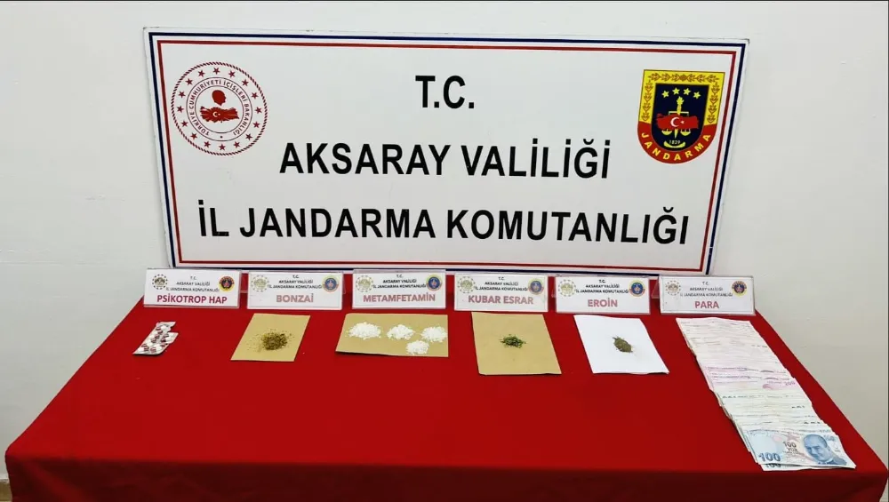 AKSARAY İL JANDARMA KOMUTANLIĞI  UYUŞTUTUCUYLA MÜCADELESİNİ SÜRDÜRÜYOR