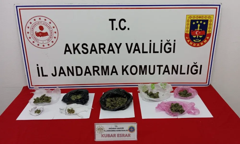 AKSARAY İL JANDARMA KOMUTANLIĞI  UYUŞTUTUCUYLA MÜCADELESİNİ SÜRDÜRÜYOR