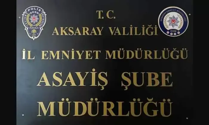 Asayiş Şube Müdürlüğü Faaliyetleri