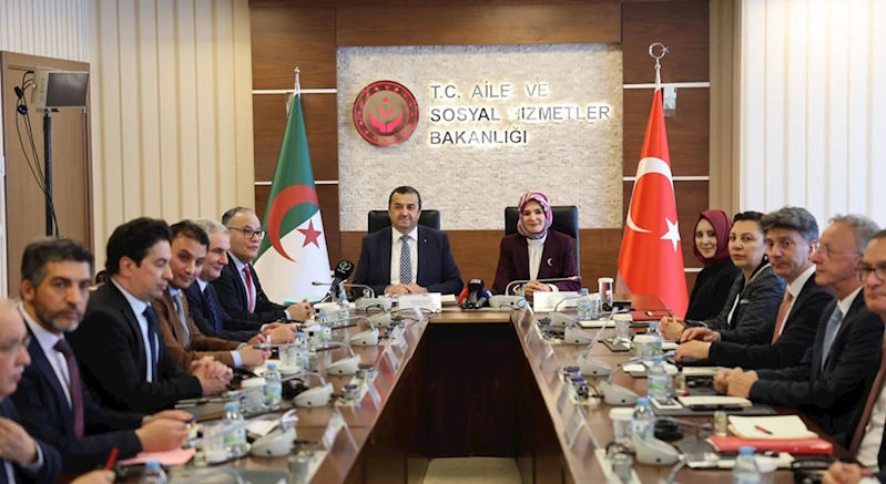 Aile ve Sosyal Hizmetler Bakanımız Göktaş, Türkiye-Cezayir KEK 12. Dönem Toplantısı Kapanış Oturumu