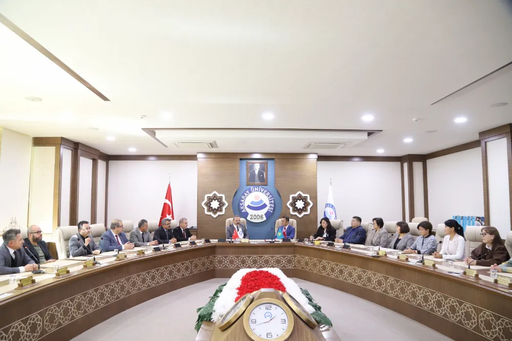 Aksaray Üniversitesi ile Pavlodar Pedagoji  Üniversitesi arasında mutabakat zaptı imzalandı
