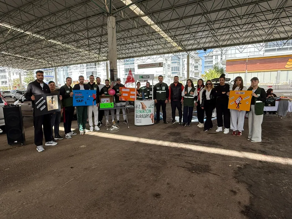 Aksaray Üniversitesi Spor Bilimleri Fakültesi öğrencilerden  teknoloji bağımlılığına karşı anlamlı etkinlik