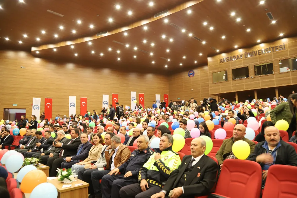 Aksaray Üniversitesi’nde engelli  bireyler unutulmaz bir gün yaşadı