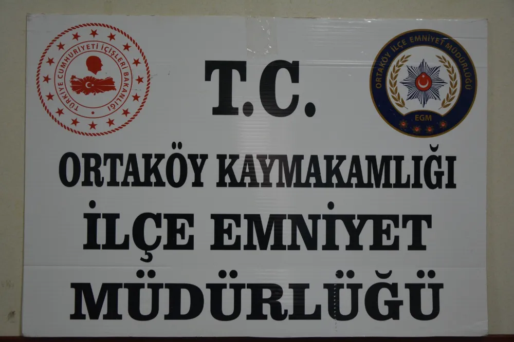 Ortaköy İlçe Emniyet Müdürlüğü hırsızları yakaladı
