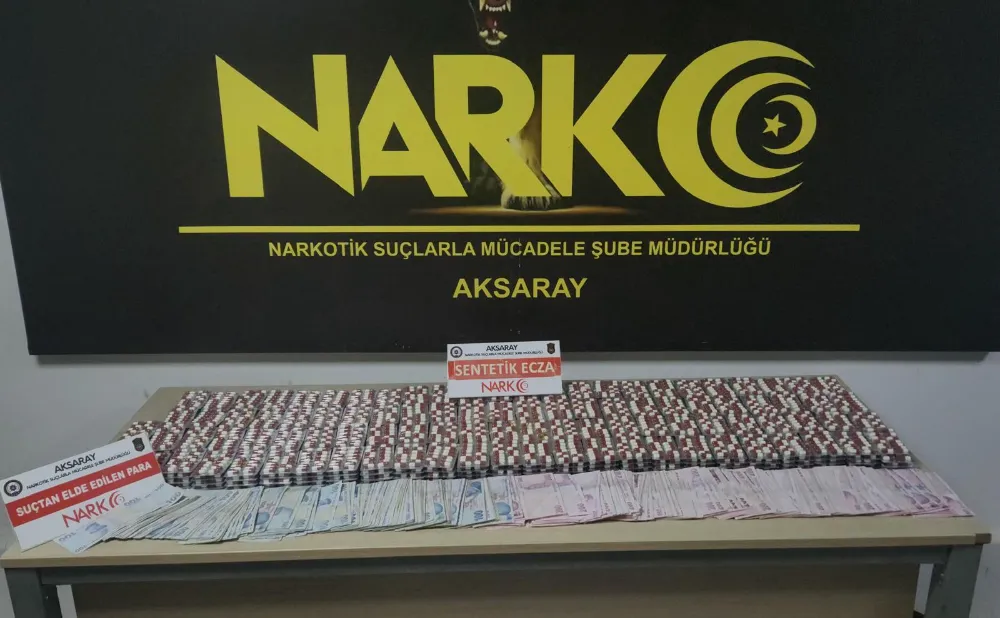  (5.376) adet sentetik ecza hap  (90.000) TL suçtan elde edilen para ele geçirilmiştir.