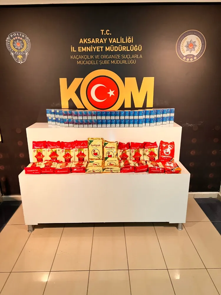 KOM Şube Müdürlüğü kaçakçılık faaliyetlerinin önlenmesine yönelik yapılan (7) farklı operasyon düzenlendi