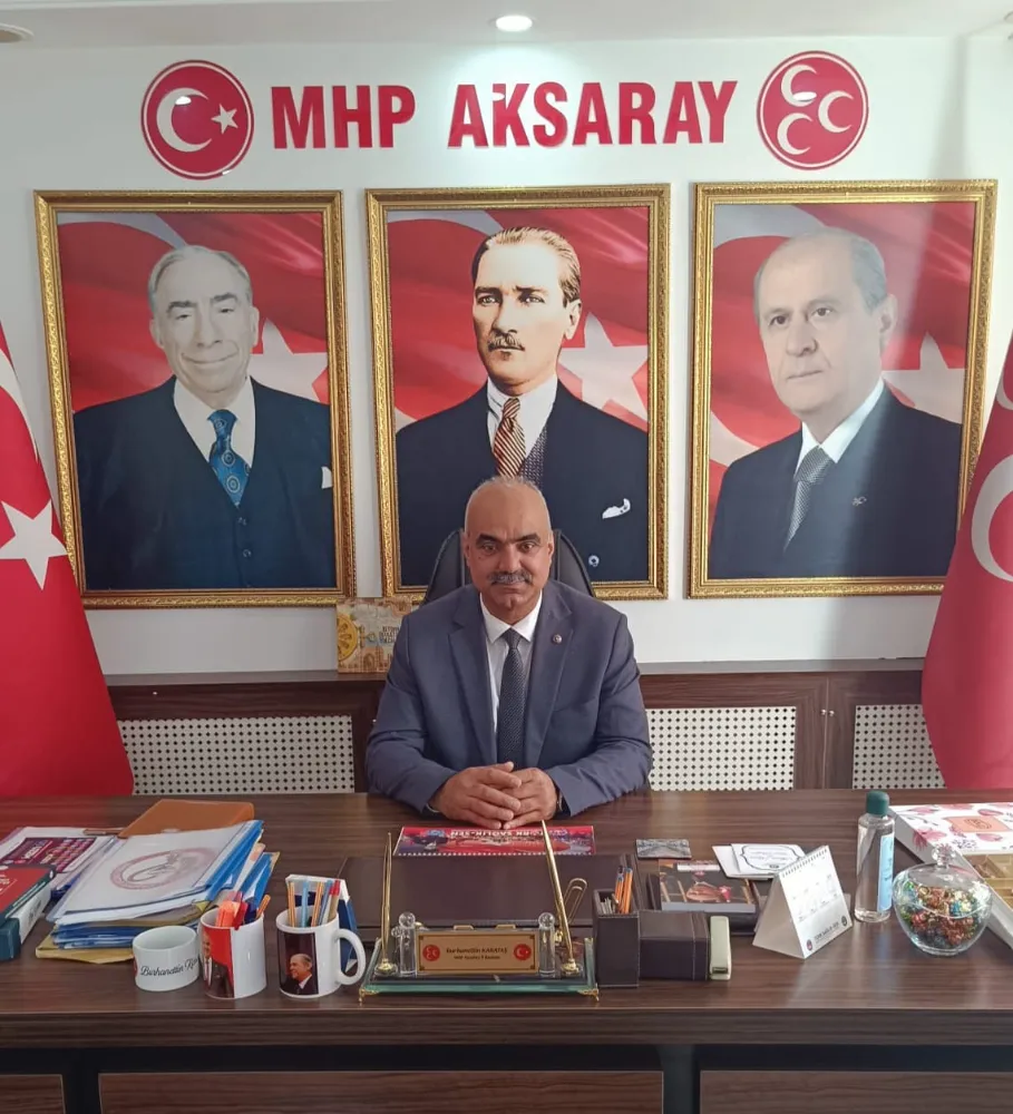 Milliyetçi Hareket Partisi Aksaray İl Başkanı Sayın Burhanettin Karataş’ın 5 Nisan Avukatlar Günü Mesajı