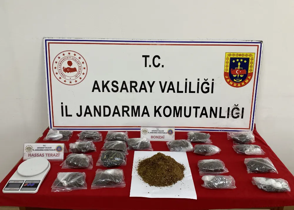 AKSARAY İL JANDARMA KOMUTANLIĞI UYUŞTURUYUCUYLA MÜCADELESİNİ SÜRDÜRÜYOR
