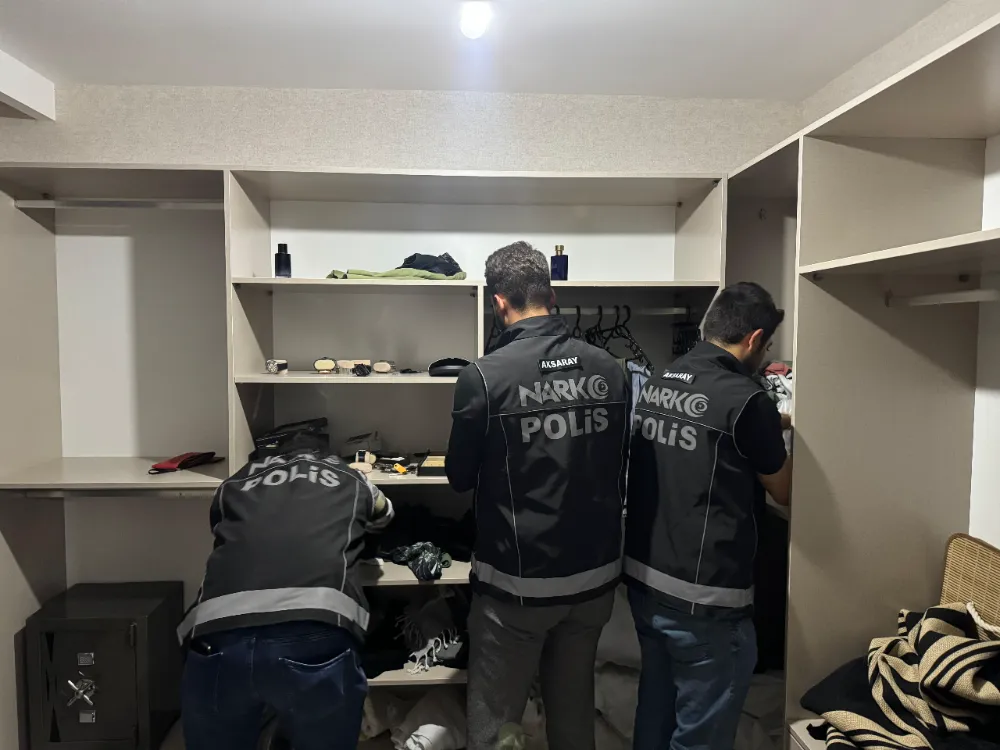 Aksaray Emniyet Müdürlüğü Narkotik Suçlarla Mücadele Şube Müdürlüğü ekiplerince yapılan çalışmalarda