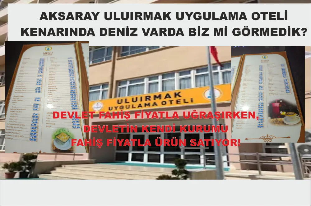 AKSARAY ULUIRMAK UYGULAMA OTELİ KENARINDA DENİZ VARDA BİZ Mİ GÖRMEDİK?