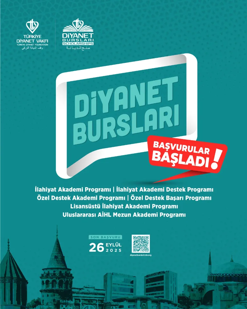 TDV Diyanet Bursları için başvurular başladı